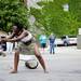 A member of Bichini Bia Congo applauds an audience member during the 18th annual African American Downtown Festival on Saturday, June 1. Daniel Brenner I AnnArbor.com